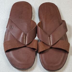 Mens SPERRY Topsider Slip On Shoes. Brown, Size 13M